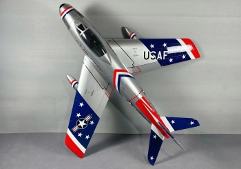 AeroJet F-86 1/6.5 ARF PRO Version, Farbschema 05: FU201 (chrome)