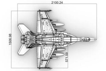 AeroJet F-18F 1/8.5 Scale - color scheme 01: Canadian Air Force