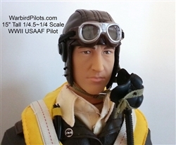 SCALE Full-Body Pilot WWII USAAF 1/4,5 ~ 1/4 - normal