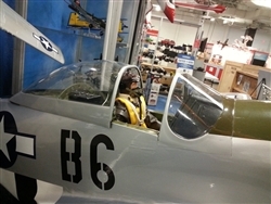 SCALE Full-Body Pilot WWII USAAF 1/4,5 ~ 1/4