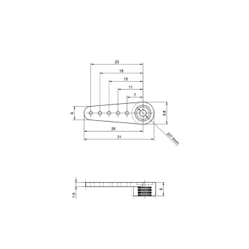 CHASERVO Servohebel 0625.23T