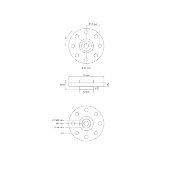 CHASERVO servo disc 0825.11