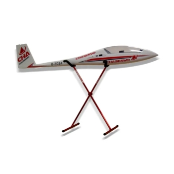 CHASERVO model stand for aircraft, red