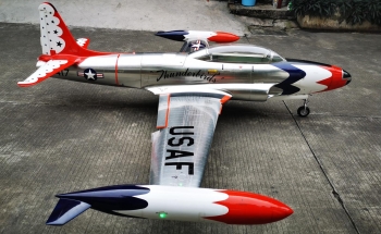 Feibao T-33 THUNDERBIRD ARF - New Metallic Look