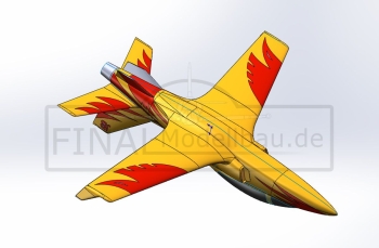 GLOBAL Viper 2.3m Farbschema 10: AIR RACE YELLOW/RED