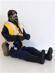 SCALE Full-Body Pilot WWII German Luftwaffe 1/8 or 1/7 normal