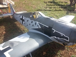 SCALE Full-Body Pilot WWII German Luftwaffe 1/5 or 1/6