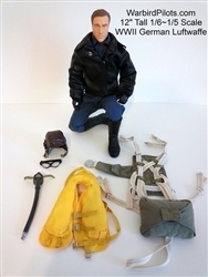 SCALE Full-Body Pilot WWII German Luftwaffe 1/5 or 1/6 - normal
