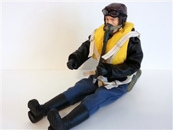 SCALE Full-Body Pilot WWII German Luftwaffe 1/5 or 1/6