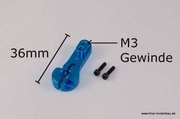 Alu-Hochlast Servoarm für JR (23 Zähne)