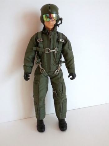 SCALE Full-Body Helicopter Pilot 1/6 GRÜN normal