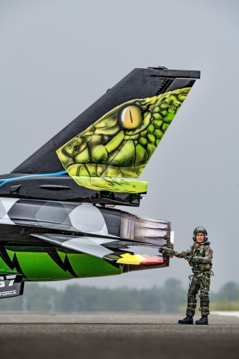 AeroJet F16 1/6 Premium, Farbschema 07: Belgium Viper (AirBrush)