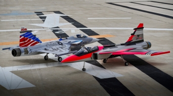 JetRuler JAS 39 Gripen 2,3 m 3D-Version mit Schubvektor