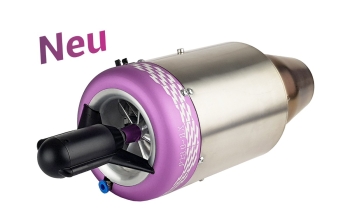 JetCat P130-RX-BL – 130 N turbine with brushless pump