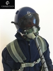 SCALE Full-Body Jet Pilot 1/4 BLAU