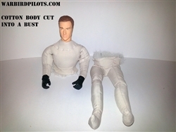 SCALE Full-Body Jet Pilot 1/4 ROT Kopf drehbar (mit Servo)