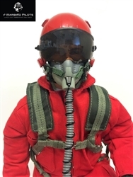 SCALE Full-Body Jet Pilot 1/4 ROT Kopf drehbar (mit Servo)