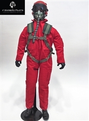 SCALE Full-Body Jet Pilot 1/4 ROT Kopf drehbar (mit Servo)