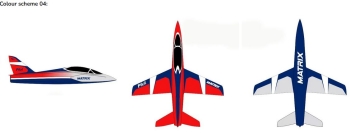 Pilot-RC Matrix 2.2m (87") Farbschema 04 inklusive E-Fahrwerk und Schubvectorsteuerung