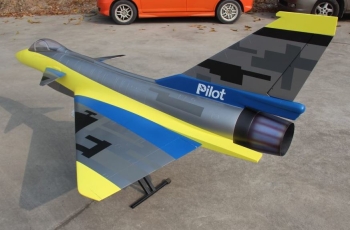 PILOT-RC J-10-B Sport jet ARF incl. e-landing gear color scheme 8 Center turbine version 2.84m (112″)