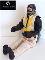 SCALE Full-Body Pilot WWII USAAF 1/8 or 1/7 FIGURE normal