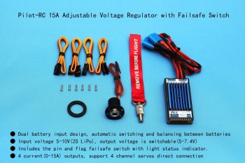 Pilot-RC Voltage Regulator 5-7.4v