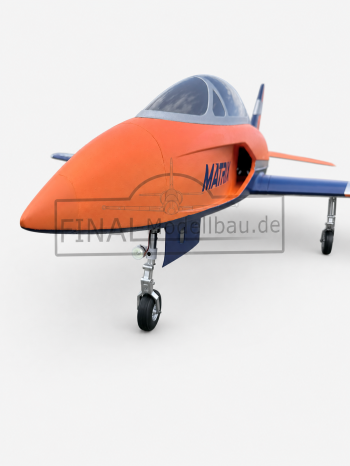 Pilot-RC Matrix 90mm EDF Foam Jet – Orange/Blau (Schema 03)
