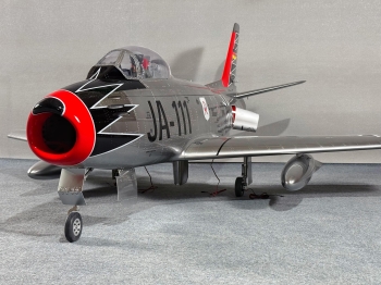 AeroJet F-86 1/6.5 ARF PRO Version, Farbschema 11: Luftwaffe JA-111 (Chrome)