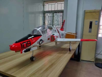 GLOBAL AeroJet T-45 1/6 SCALE PNP, Farbe: RED/WHITE TIGER SQN