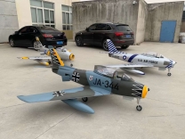 AeroJet F-86F 1/5 ARF PRO Global Combo, US Airforce SILVER / BLUE