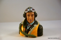 Pilotenkopf Deutscher Pilot 2.Weltkrieg 1:5