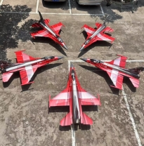 Jetlegend F-16C 1/5 PNP-Version Denmark Display 2025, Reg: E006
