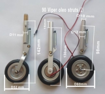 JTM oleo struts (trailing link) VIPER90 incl. e-brakes