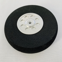 Pilot-RC tyre foam rubber with aluminium wheel 3.5"