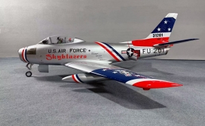 AeroJet F-86 1/6.5 ARF PRO Version, Farbschema 05: FU201 (chrome)