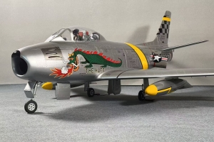 AeroJet F-86 1/6.5 ARF PRO Version, Farbschema 12: The Huff (Chrome)