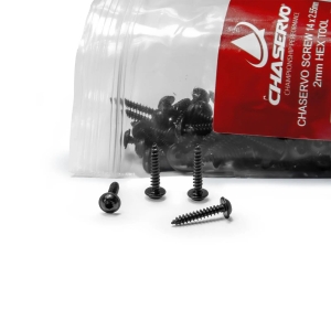 CHASERVO servo screws 14 × 2.6 mm, hex socket (100 pcs)