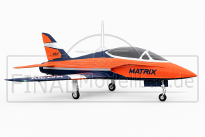 Pilot-RC Matrix 90mm EDF Foam Jet – Orange/Blau (Schema 03)