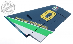 Vertical tail for GLOBAL AeroFoam MB339 'Frecce Tricolori' for turbine version