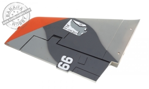 Vertical tail for GLOBAL AeroFoam MB339 'Italien Air Force CAMO' turbine version