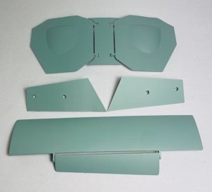 Gear door set for GLOBAL AeroFoam L-39  'CAMO TIGER' turbine version