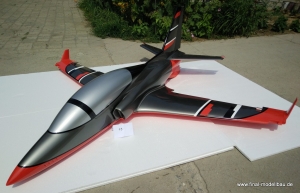 GLOBAL Viper 2.8m ARF, Farbschema 01: FORMULA ONE RED/SILVER
