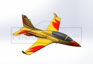 GLOBAL Viper 2.8m ARF, Farbschema 10: AIR RACE YELLOW / RED