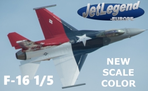 Jetlegend F-16C 1/5 PNP-Version 301st Fighter Wing ANNIVERSARY