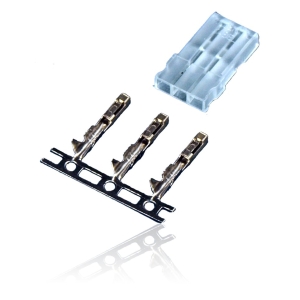 KST Servoverbinder zum Crimpen, transparent, 10x Servoseite