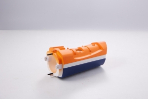 Pilot-RC Rumpfhinterteil (Heckteil) für Matrix 90 mm EDF – Orange/Blau (Schema 03)