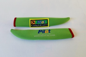 Pilot-RC Propeller cover (2 pc) green size 1 for 18"-20" (30CC)