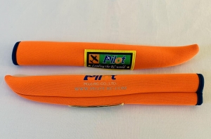 Pilot-RC Propeller cover (2 pc) orange size 3 for 26"-29" (100CC)