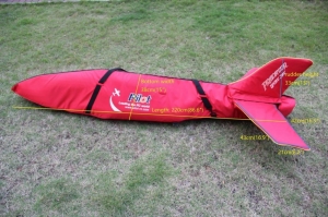 Fuselage bag for Pilot-RC 2.2m models Matrix, Predator, F86F