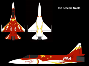 PILOT-RC Elster Jet FC-1 3D – 3.05m ARF incl. e-landing gear color scheme: 05